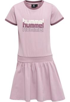 hummel hmlCLOUD DRESS S/S Tenniskleid Kinder DAWN PINK