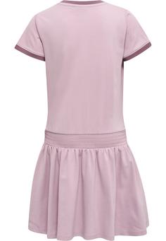 Rückansicht von hummel hmlCLOUD DRESS S/S Tenniskleid Kinder DAWN PINK