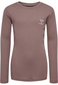 hummel hmlREVE T-SHIRT L/S Funktionsshirt Kinder DEEP TAUPE