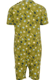 Rückansicht von hummel hmlGLADLY BODYSUIT S/S Trainingsanzug Kinder GREEN OLIVE