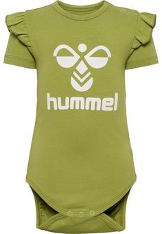 hummel hmlDREAM RUFFLE BODY S/S Trainingsanzug Kinder GREEN OLIVE