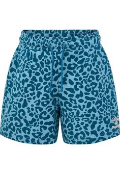 hummel hmlFLOWY AOP SHORTS Funktionsshorts Kinder BLUE CORAL