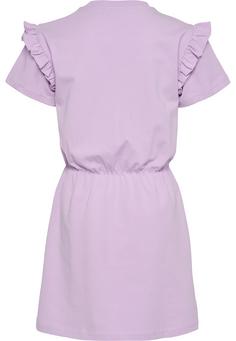 Rückansicht von hummel hmlJUMPY DRESS S/S Tenniskleid Kinder ORCHID BLOOM