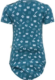 Rückansicht von hummel hmlDREAM AOP BODY S/S Trainingsanzug Kinder BLUE CORAL