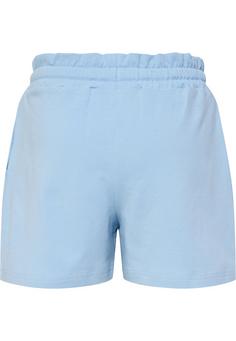 Rückansicht von hummel hmlFLOWY RUFFLE SHORTS Funktionsshorts Kinder CERULEAN
