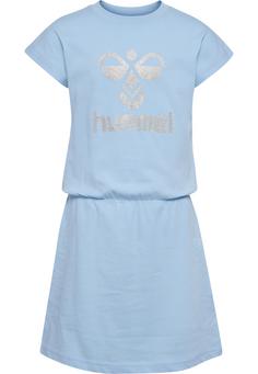 hummel hmlFLOWY DRESS S/S Tenniskleid Kinder CERULEAN