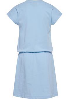 Rückansicht von hummel hmlFLOWY DRESS S/S Tenniskleid Kinder CERULEAN