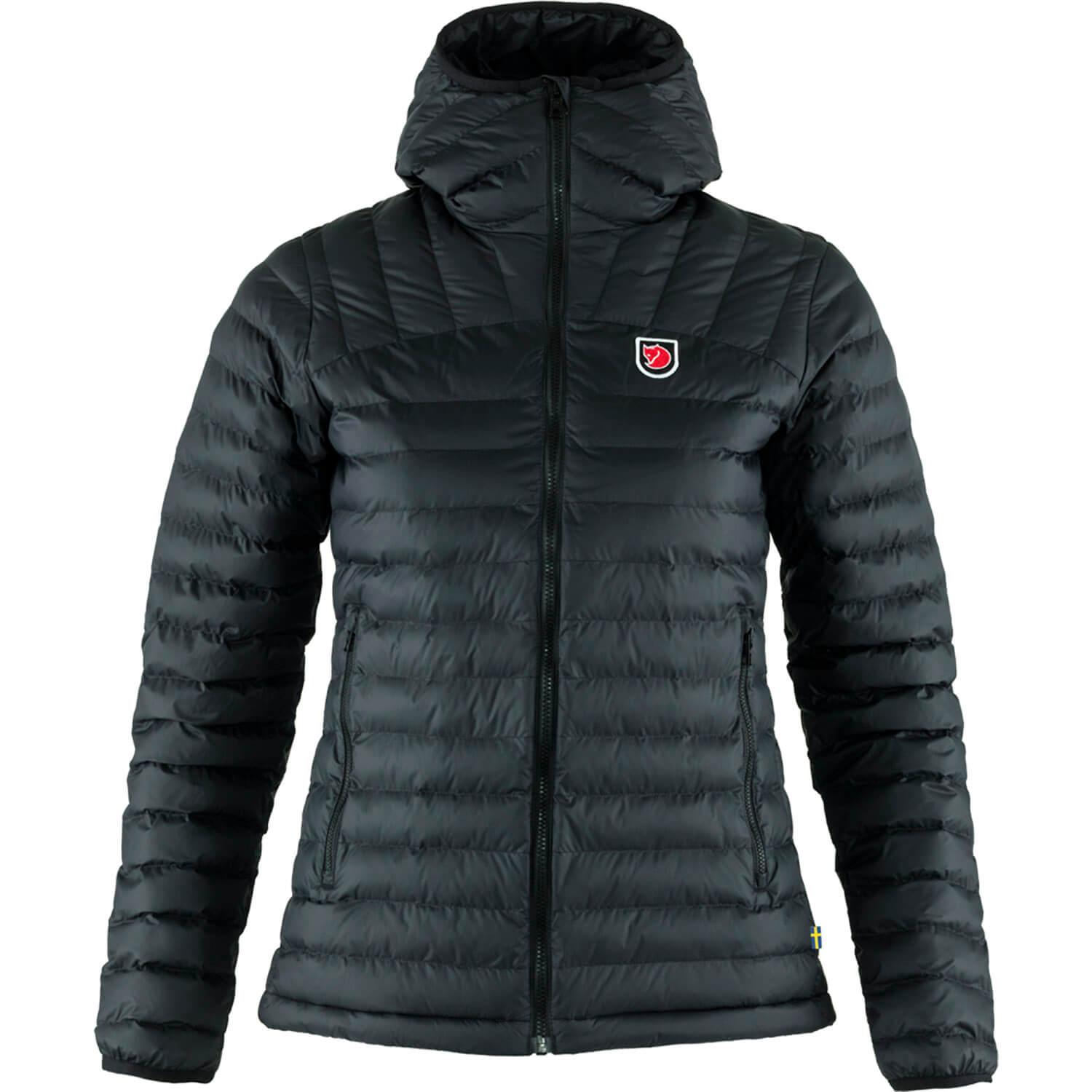 FJ&Auml;LLR&Auml;VEN Expedition L&auml;tt Hoodie Funktionsjacke Damen - Schwarz