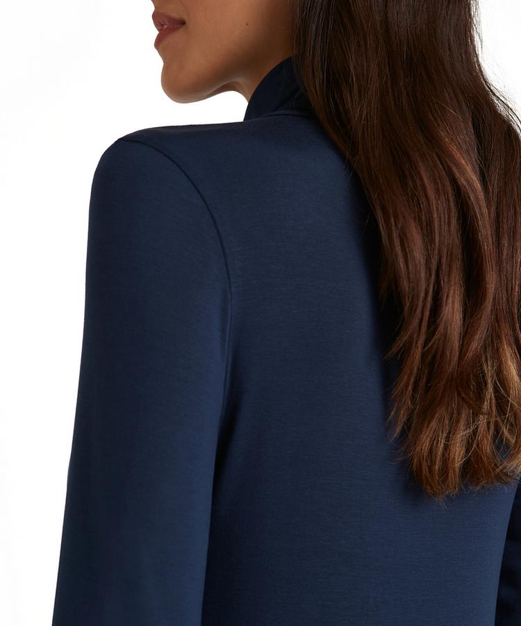 Falke Falke Leisure Turtle Neck Strickpullover Damen - space blue (6116) - 2 | SportScheck