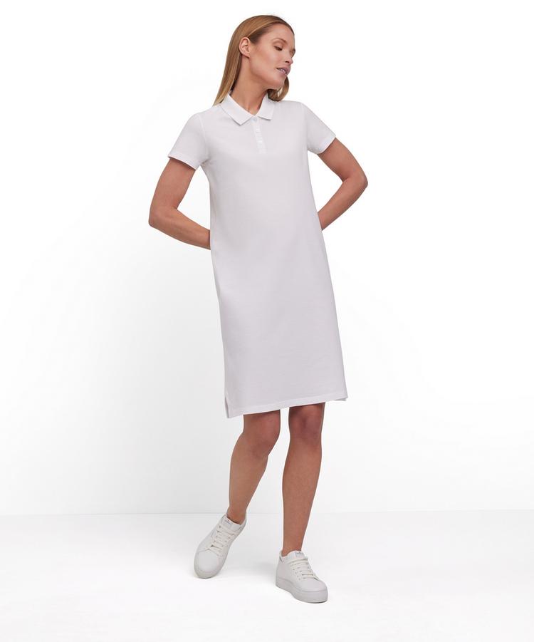 Falke Falke Pima Piqu&eacute; Polo Dress Kleid Damen - white (2000) - 1 | SportScheck