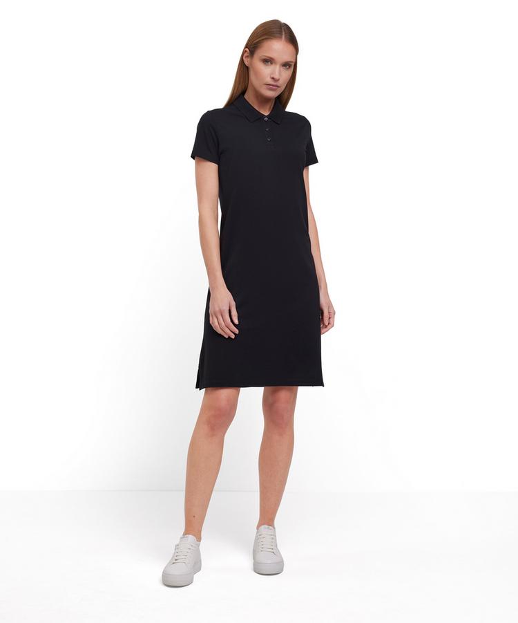 Falke Falke Pima Piqu&eacute; Polo Dress Kleid Damen - black (3000) - 1 | SportScheck