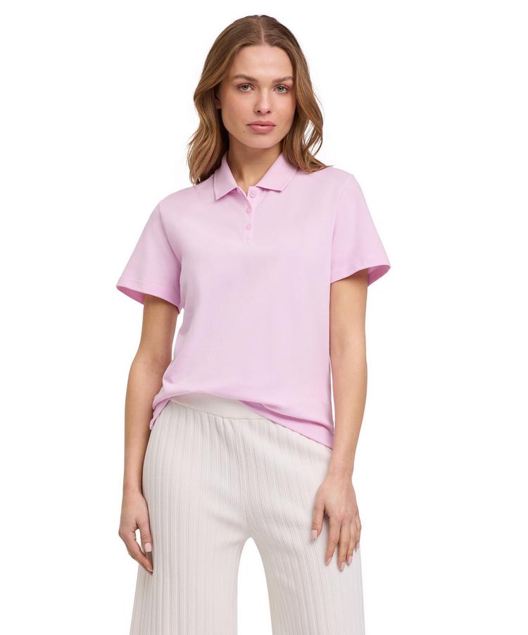 Falke Falke Pima Piqu&eacute; Boxy Poloshirt Damen - sporty-rose (8393) - 0 | SportScheck
