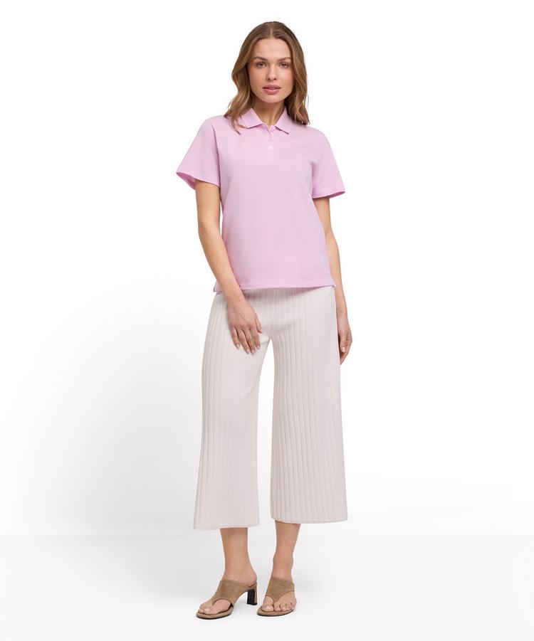 Falke Falke Pima Piqu&eacute; Boxy Poloshirt Damen - sporty-rose (8393) - 1 | SportScheck
