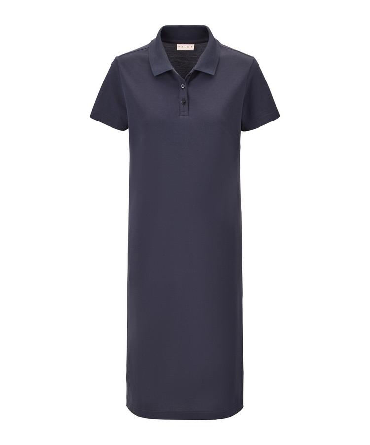Falke Falke Pima Piqu&eacute; Polo Dress Kleid Damen - space blue (6116) - 0 | SportScheck