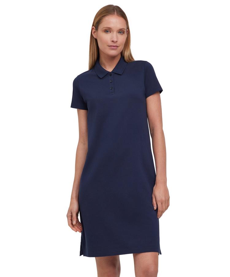Falke Falke Pima Piqu&eacute; Polo Dress Kleid Damen - space blue (6116) - 0 | SportScheck
