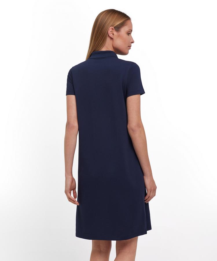 Falke Falke Pima Piqu&eacute; Polo Dress Kleid Damen - space blue (6116) - 0 | SportScheck