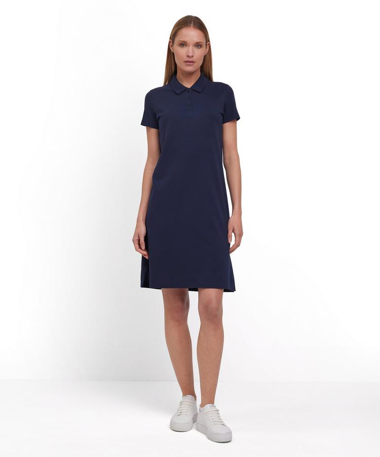 Falke Falke Pima Piqu&eacute; Polo Dress Kleid Damen - space blue (6116) - 1 | SportScheck