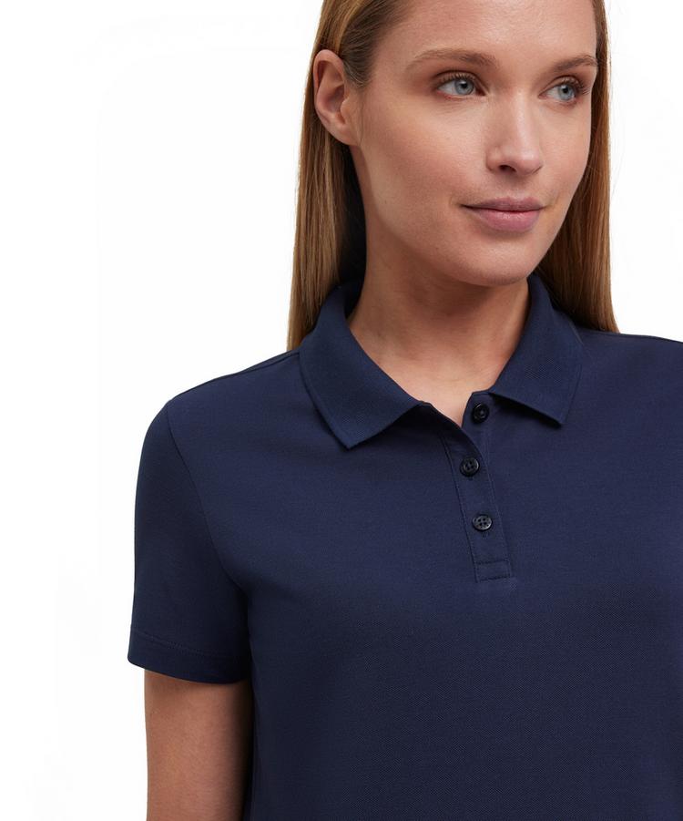 Falke Falke Pima Piqu&eacute; Polo Dress Kleid Damen - space blue (6116) - 2 | SportScheck