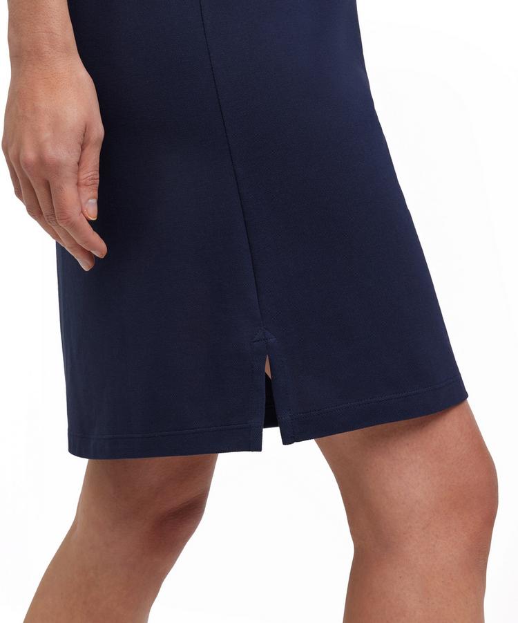 Falke Falke Pima Piqu&eacute; Polo Dress Kleid Damen - space blue (6116) - 3 | SportScheck