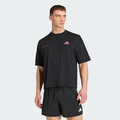 Rückansicht von adidas adi365&nbsp;Cheering T-Shirt T-Shirt Black / Shock Pink
