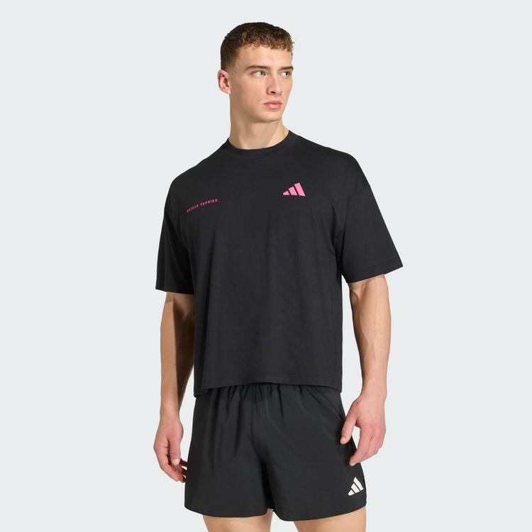 adidas adidas adi365&nbsp;Cheering T-Shirt T-Shirt - Black / Shock Pink - 0 | SportScheck