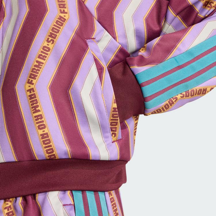 adidas adidas adidas x FARM Tiro Track Top Jacke Damen - Amazon Red / Violet Fusion / Ash Silver - 1 | SportScheck