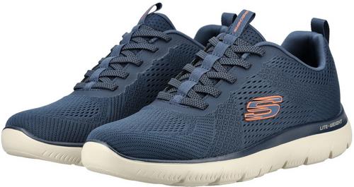 Rückansicht von Skechers Sneaker Sneaker Herren Blau