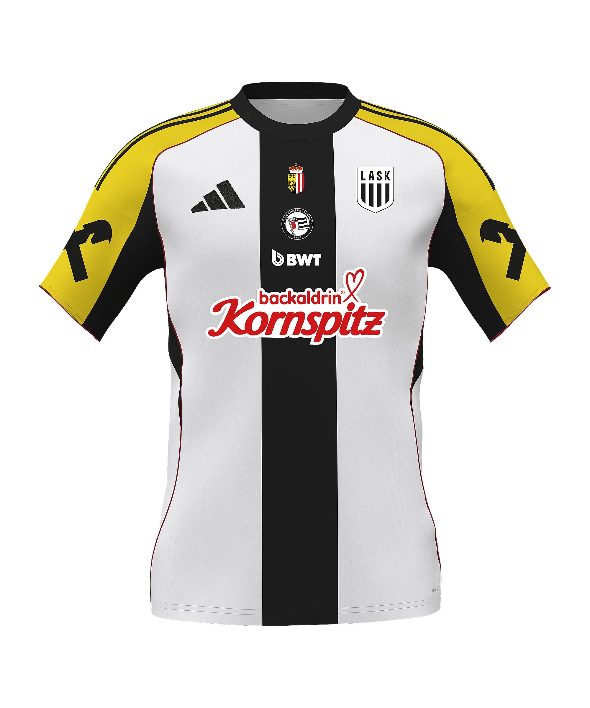 adidas LASK Trikot Home 2025/2026 Wei&szlig; Trikot Herren - weiss