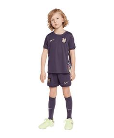 Rückansicht von Nike England Minikit Away EM 2024 Fußballtrikot Kinder lila