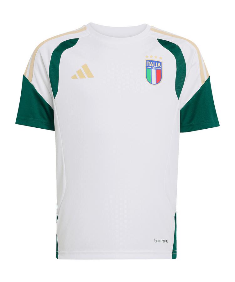 adidas adidas Italien Tiro Trainingsshirt Kids Wei&szlig; T-Shirt Kinder - weiss - 0 | SportScheck