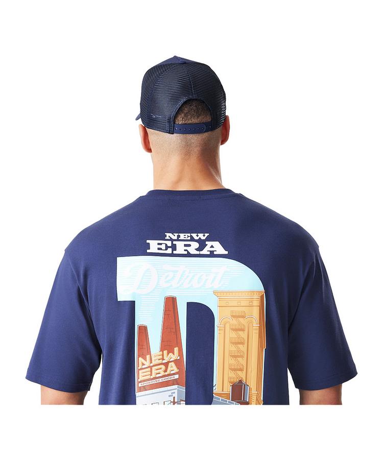 New Era New Era Location Oversized T-Shirt T-Shirt Herren - blau - 3 | SportScheck