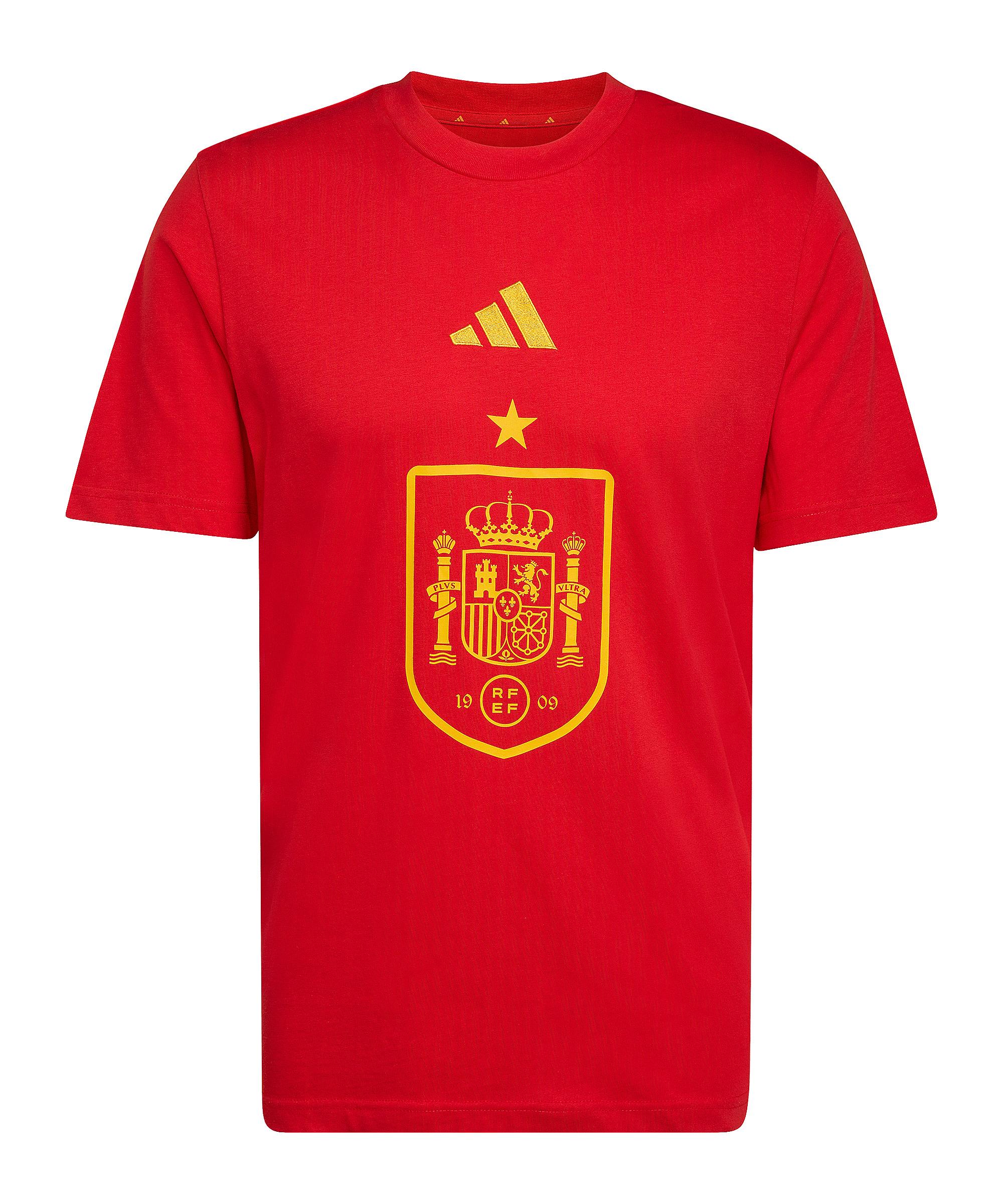 adidas Spanien DNA Graphic T-Shirt T-Shirt Herren - rot
