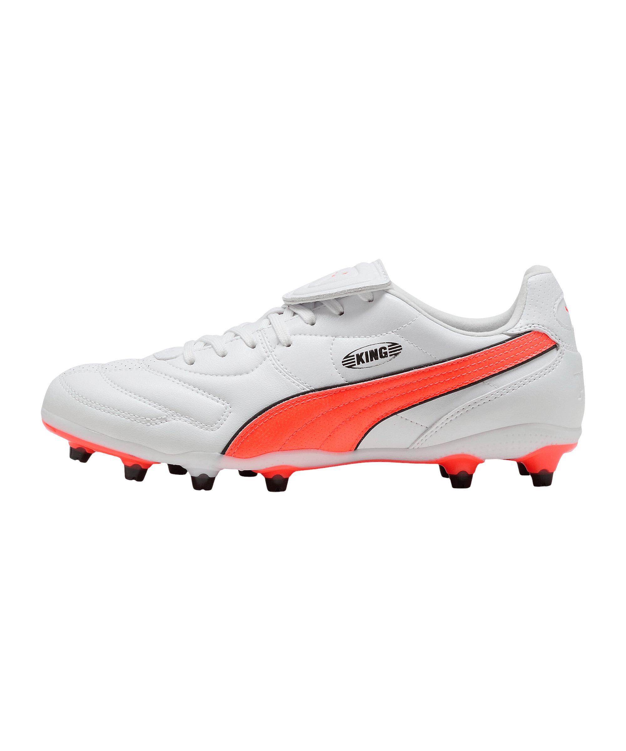 PUMA King Liga FG/AG Wei&szlig; Fu&szlig;ballschuhe - weiss