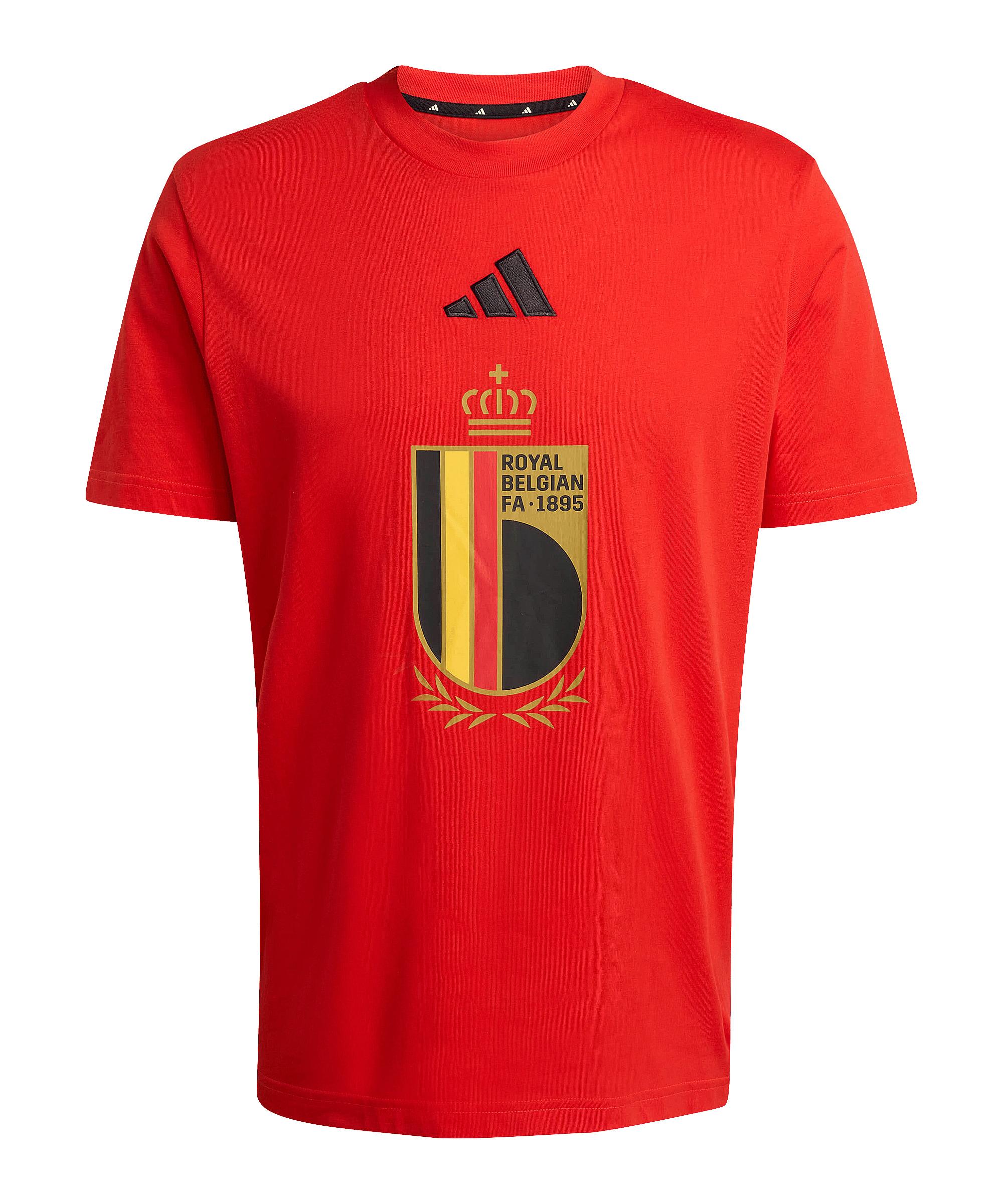 adidas Belgien DNA Graphic T-Shirt T-Shirt Herren - rot