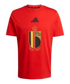 adidas Belgien DNA Graphic T-Shirt Fanshirt Herren rot