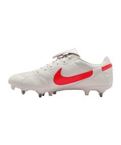 Rückansicht von Nike The Premier II SG Weiß Fußballschuhe Herren weissrot