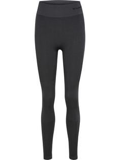 hummel hmlCLEA SEAMLESS MID WAIST TIGHTS Tights Damen EBONY