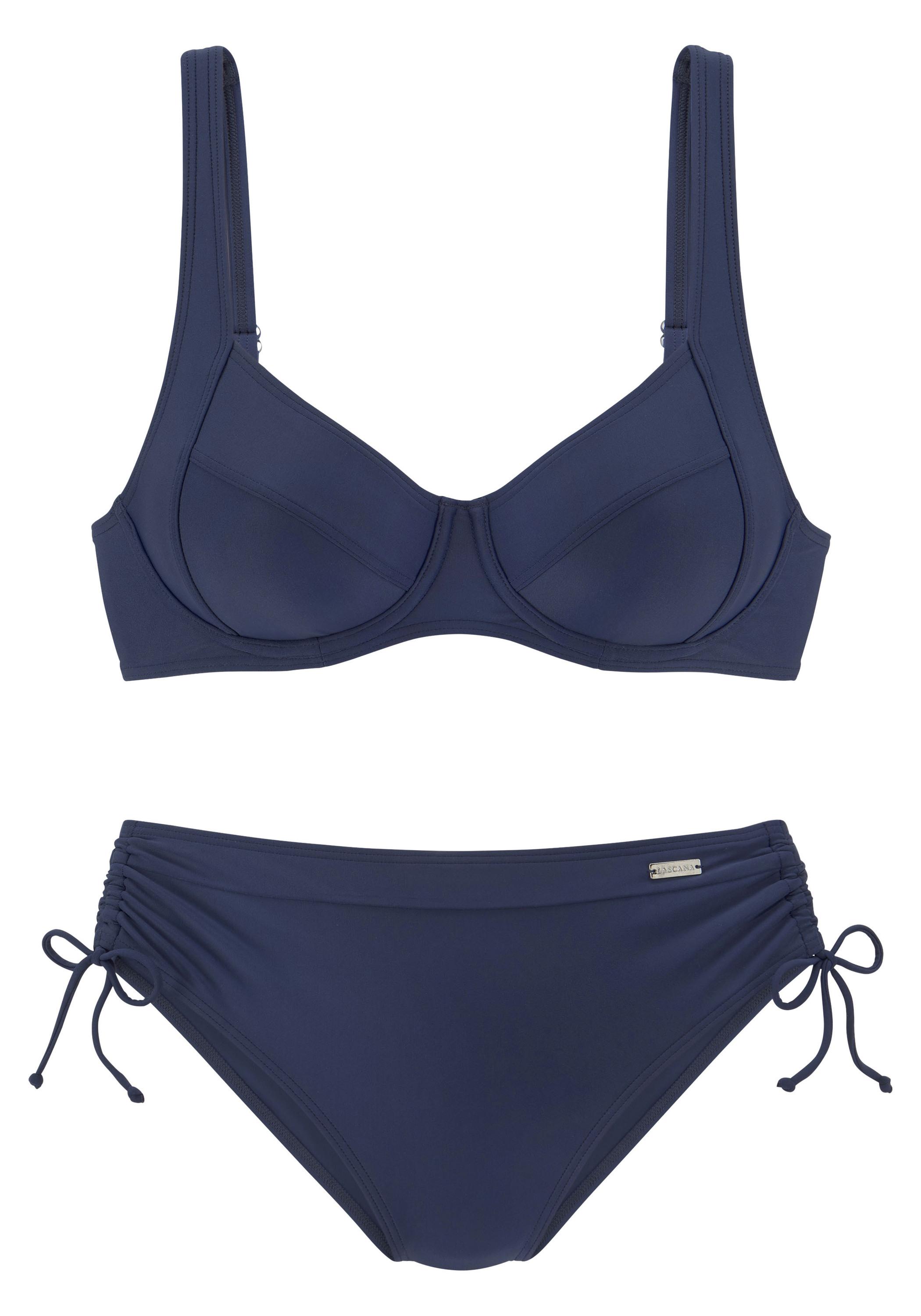 Lascana B&uuml;gel-Bikini Bikini Set Damen - marine
