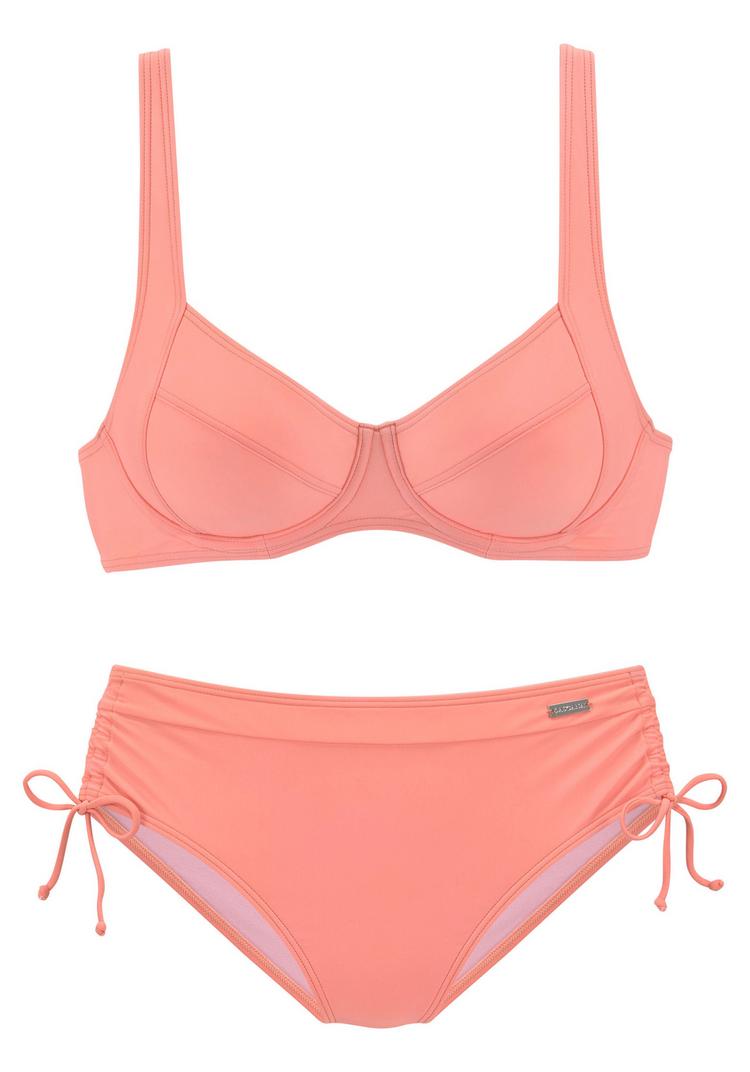 Lascana Lascana B&uuml;gel-Bikini Bikini Set Damen - lachs - 0 | SportScheck