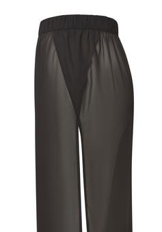 Lascana Strandhose Stoffhose Damen schwarz