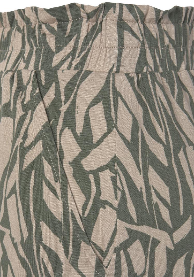 Buffalo Buffalo Jerseyhose Printhose Damen - khaki-sand bedruckt - 0 | SportScheck