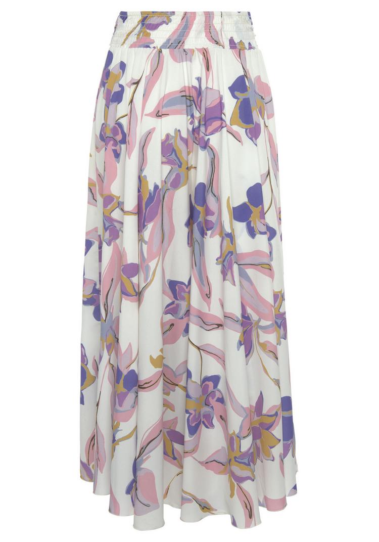 Lascana Lascana Hosenrock Hosenrock Damen - creme-flieder-ros&eacute; bedruckt - 0 | SportScheck