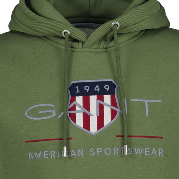 GANT GANT Sweatshirt Sweatshirt Herren - Gr&uuml;n (Dry Herb) - 1 | SportScheck