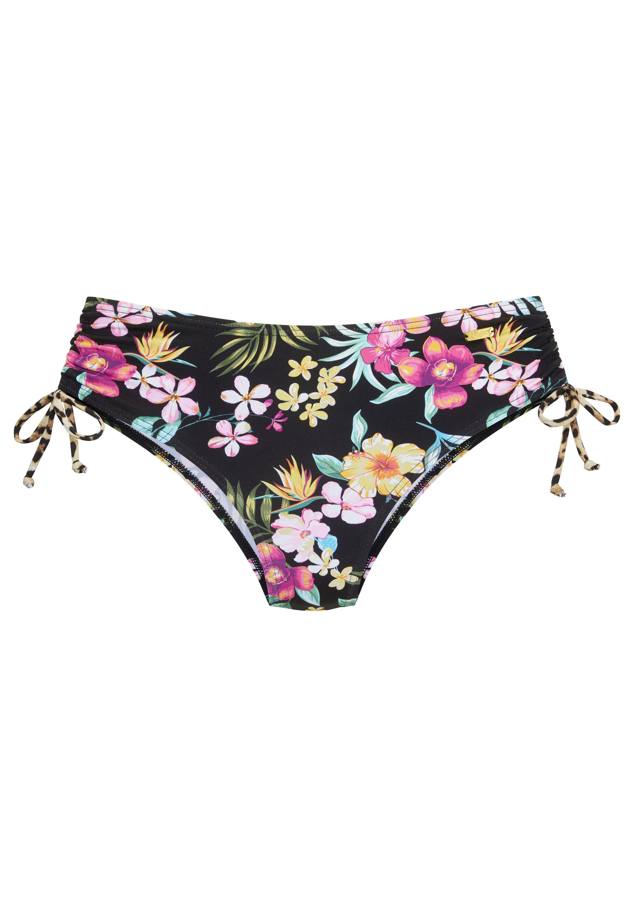 Buffalo Bikini-Hose Bikini Hose Damen - schwarz bedruckt