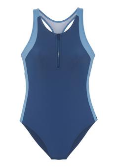 LASCANA Active Badeanzug Badeanzug Damen rauchblau
