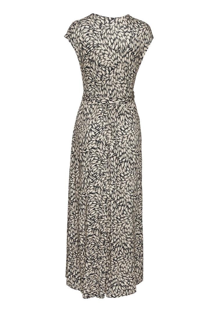 Buffalo Buffalo Maxikleid Maxikleid Damen - schwarz-taupe bedruckt - 0 | SportScheck