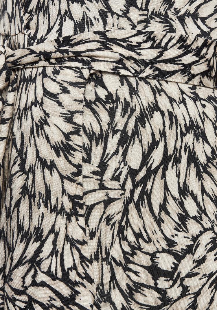 Buffalo Buffalo Maxikleid Maxikleid Damen - schwarz-taupe bedruckt - 1 | SportScheck