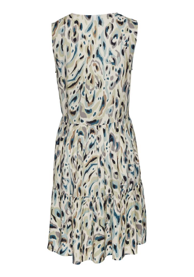 Lascana Lascana Druckkleid Kurzarmkleid Damen - sand bedruckt - 0 | SportScheck