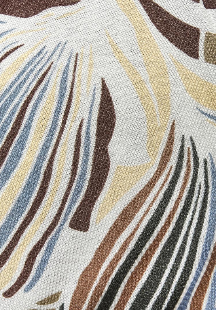 Lascana Lascana Maxikleid Maxikleid Damen - creme-khaki-hellblau-braun bedruckt - 1 | SportScheck