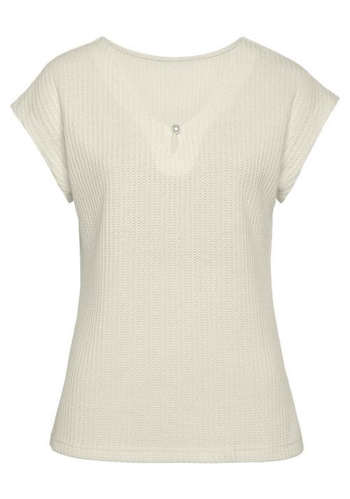 Lascana Kurzarmshirt T-Shirt Damen
